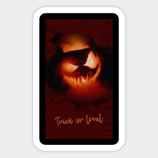 Halloween Trick or Treat Sticker